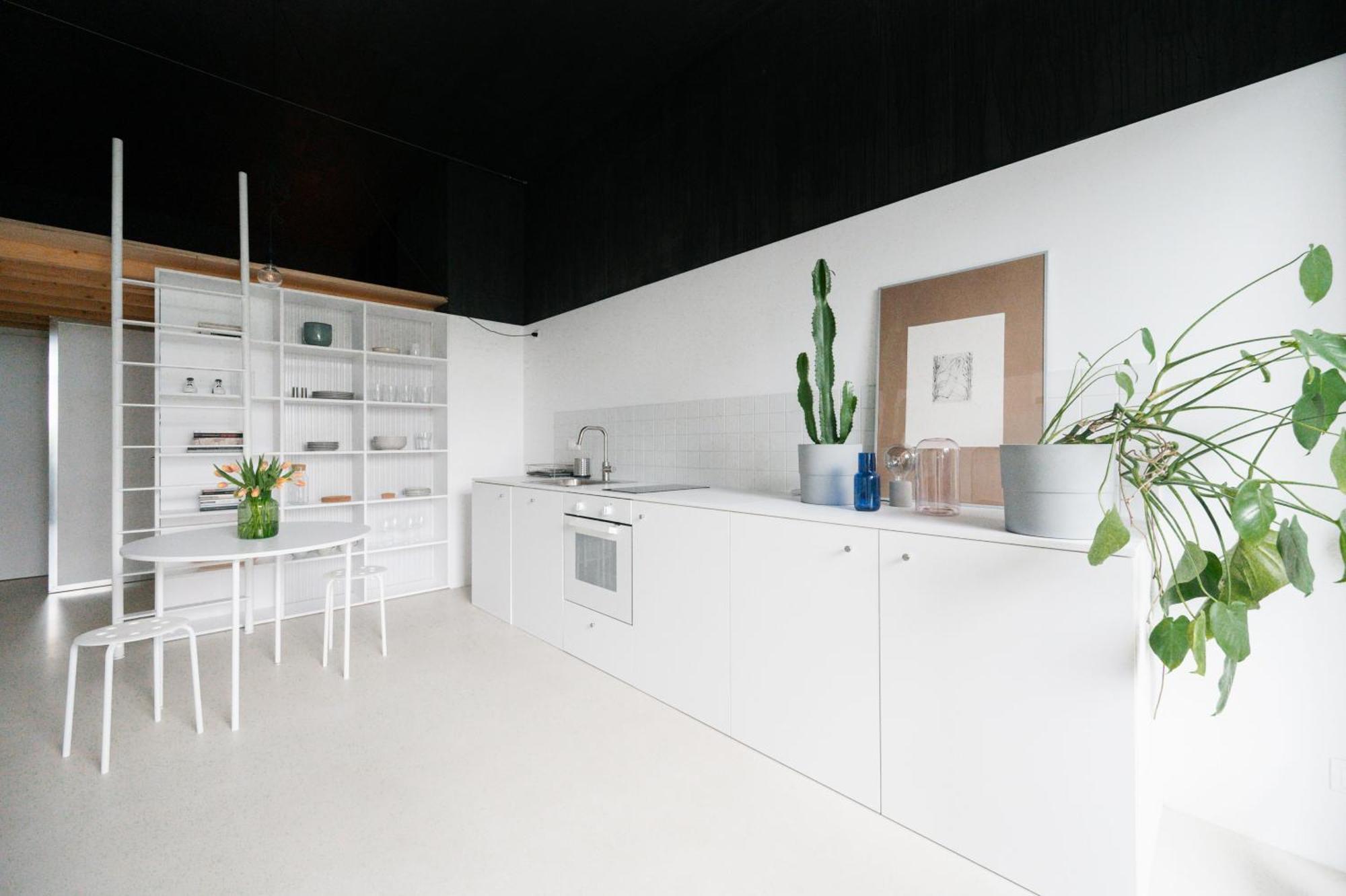 Stylish With A View Of Blue Church Apartmán *